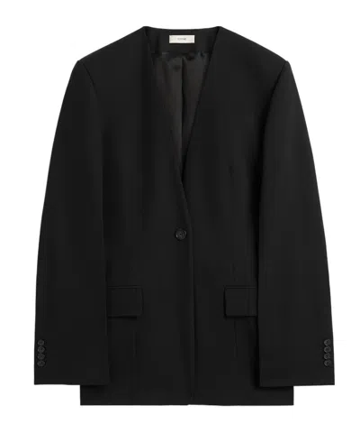 Totême Wool Long-sleeved Suit Jacket In Multi