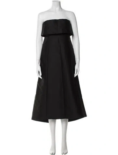 Pre-owned Totême Wool Midi Length Dress In Gray