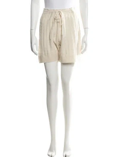 Pre-owned Totême Wool Mini Shorts In Neutrals