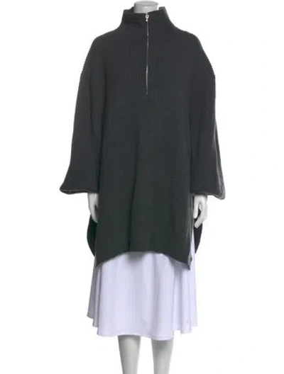 Pre-owned Totême Wool Mock Neck Sweater In Gray