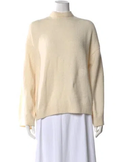 Pre-owned Totême Wool Mock Neck Sweater In Neutral