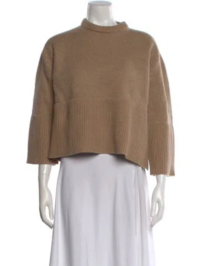 Pre-owned Totême Wool Mock Neck Sweater In Neutral