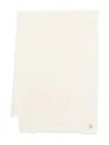 Totême Toteme Wool Monogram Scarf In White
