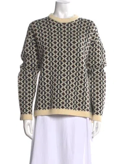 Pre-owned Totême Wool Patterned Sweater In Neutrals