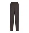 Totême Wool Pleated Trousers In Brown