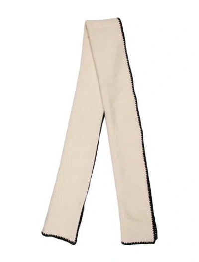 Pre-owned Totême Wool Printed Scarf In Brown