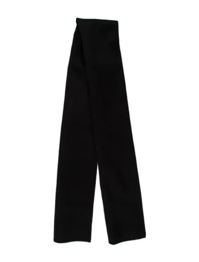 Pre-owned Totême Wool Scarf In Black