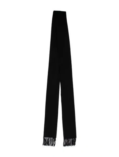 Pre-owned Totême Wool Scarf In Black