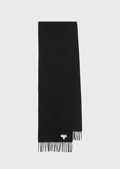 Totême Wool Scarf Black