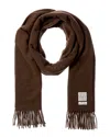 Totême Toteme Wool Scarf In Brown