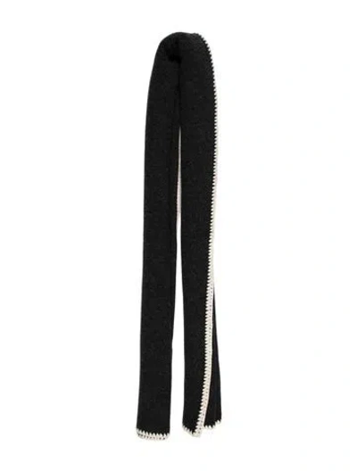 Pre-owned Totême Wool Scarf In Grey