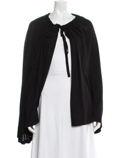 Pre-owned Totême Wool Scoop Neck Sweater In Black