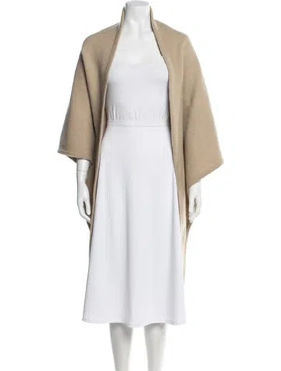 Pre-owned Totême Wool Shawl In Brown