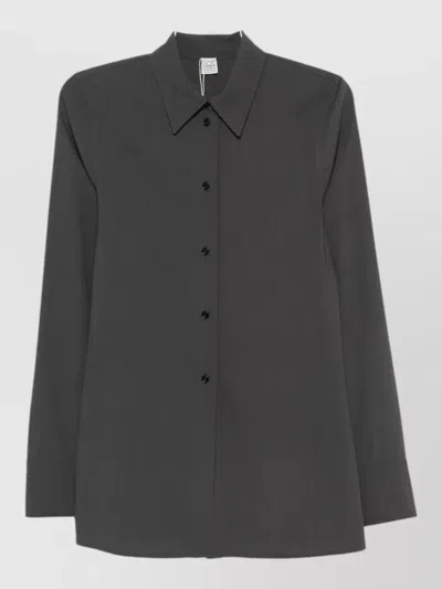Totême Wool Shirt In Gray