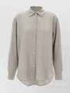 Totême Wool Shirt With Buttoned Cuffs And Collar