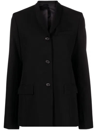 TOTÊME TOTEME WOOL SINGLE-BREASTED JACKET