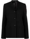 Totême Toteme Wool Single-breasted Jacket In Black