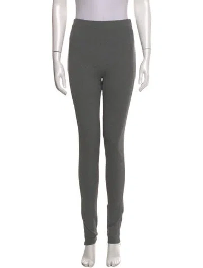 Pre-owned Totême Wool Skinny Leg Pants In Gray
