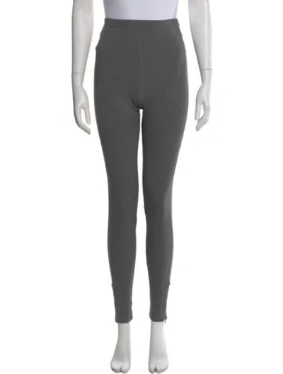 Pre-owned Totême Wool Skinny Leg Pants In Gray