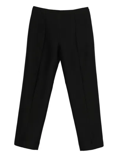 Totême Toteme Wool Slim Trousers In Black