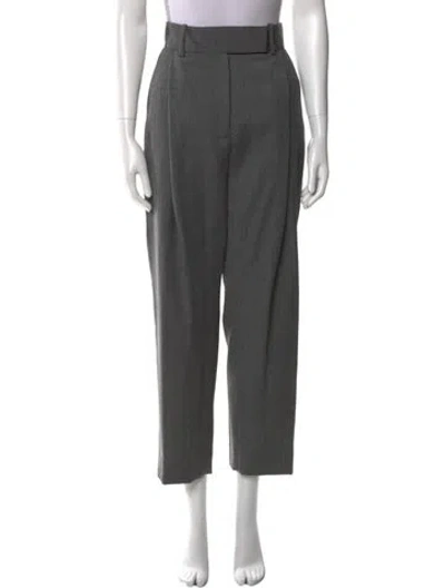 Pre-owned Totême Wool Straight Leg Pants W/ Tags In Black