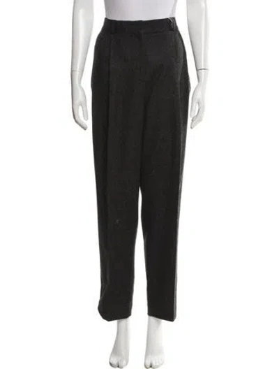 Pre-owned Totême Wool Straight Leg Pants W/ Tags In Gray