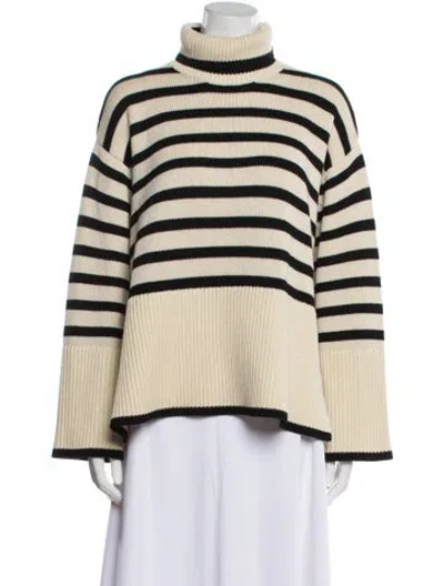 Pre-owned Totême Wool Striped Sweater