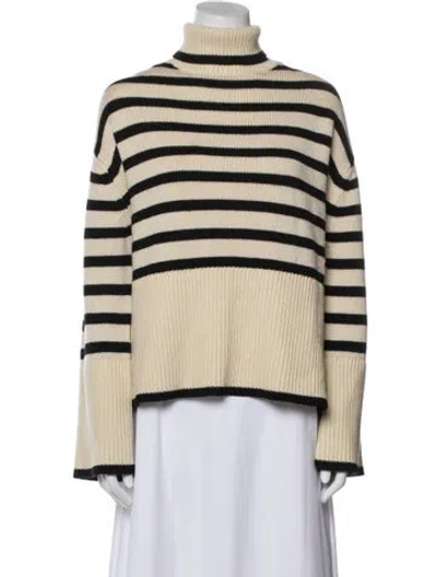 Pre-owned Totême Wool Striped Sweater