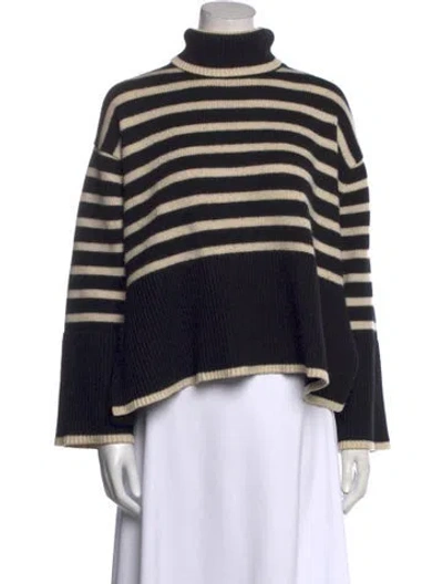 Pre-owned Totême Wool Striped Sweater