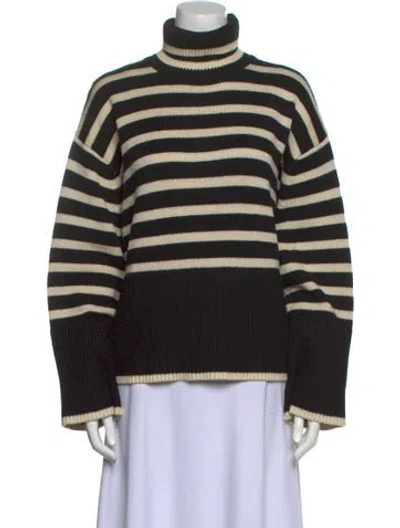 Pre-owned Totême Wool Striped Sweater