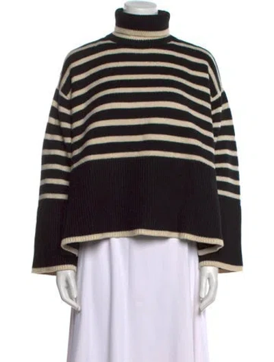 Pre-owned Totême Wool Striped Sweater