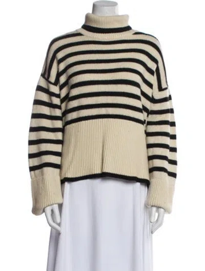 Pre-owned Totême Wool Striped Sweater
