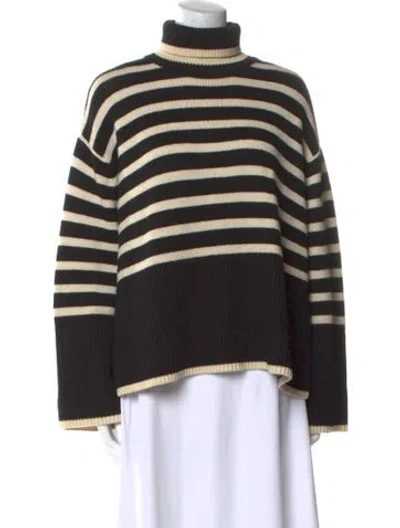 Pre-owned Totême Wool Striped Sweater