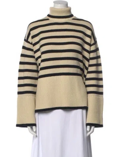 Pre-owned Totême Wool Striped Sweater