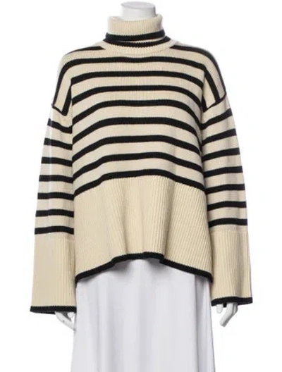 Pre-owned Totême Wool Striped Sweater