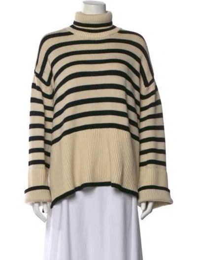 Pre-owned Totême Wool Striped Sweater