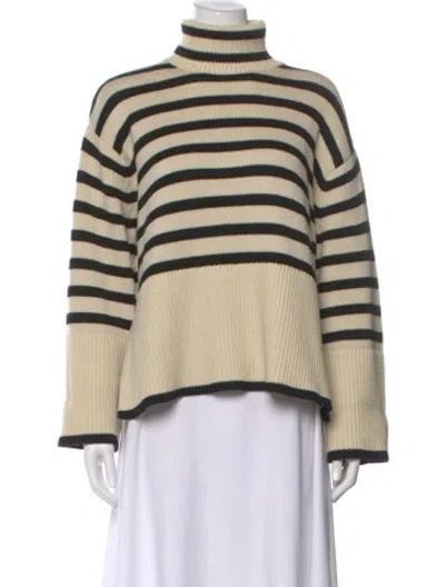 Pre-owned Totême Wool Striped Sweater