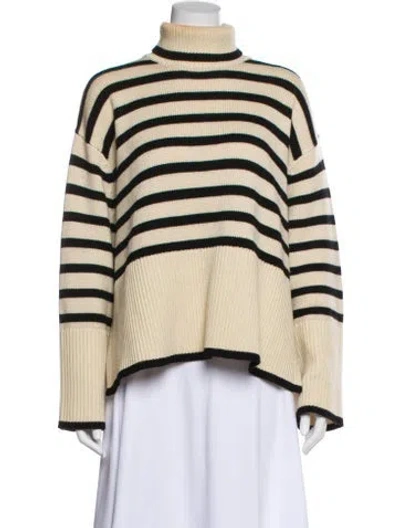 Pre-owned Totême Wool Striped Sweater