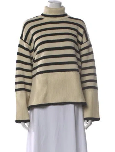 Pre-owned Totême Wool Striped Sweater