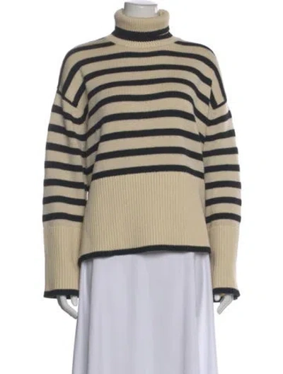 Pre-owned Totême Wool Striped Sweater