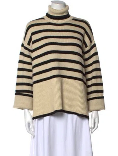 Pre-owned Totême Wool Striped Sweater
