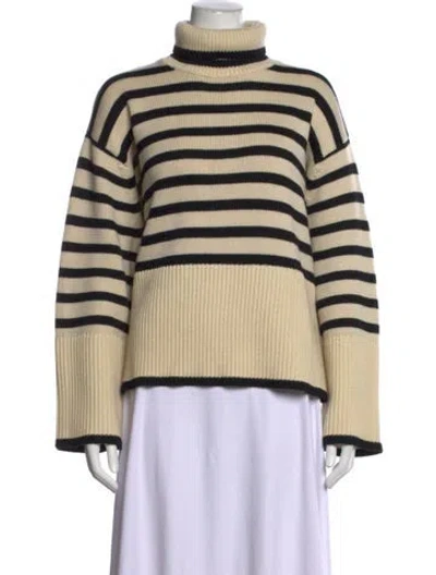 Pre-owned Totême Wool Striped Sweater