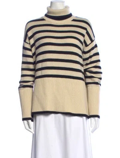 Pre-owned Totême Wool Striped Sweater In Black/neutrals