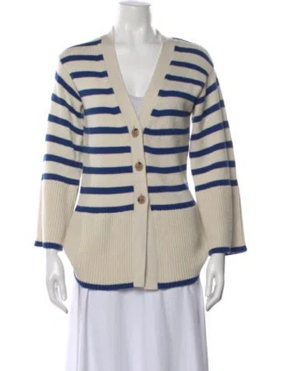 Pre-owned Totême Wool Striped Sweater In Neutral