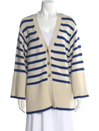 Pre-owned Totême Wool Striped Sweater In Neutral