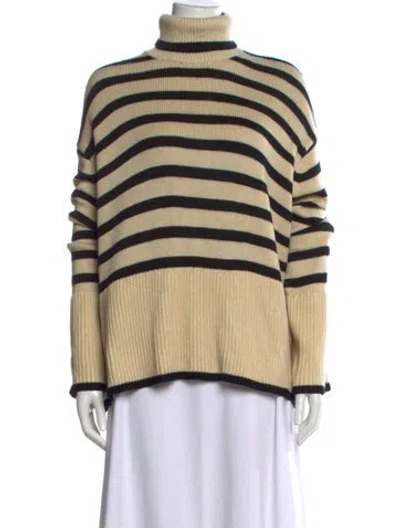 Pre-owned Totême Wool Striped Sweater In Neutrals