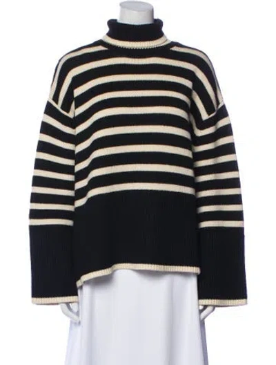 Pre-owned Totême Wool Striped Sweatshirt