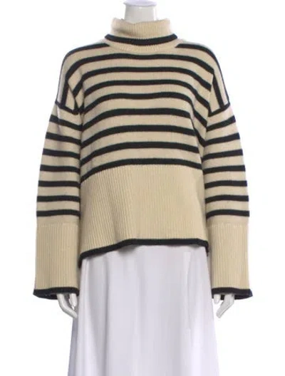 Pre-owned Totême Wool Striped Sweatshirt