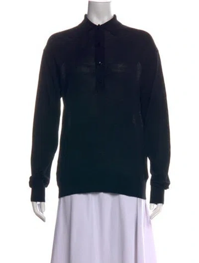 Pre-owned Totême Wool Sweater In Black