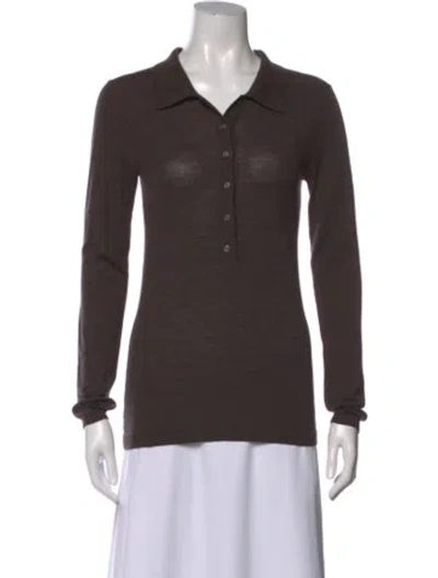 Pre-owned Totême Wool Sweater In Brown